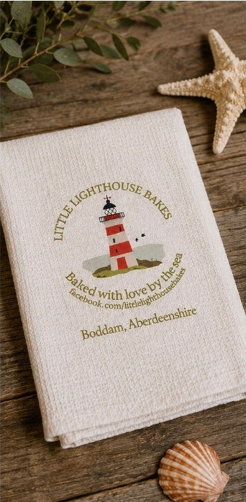 ⚓ Little Lighthouse Bakes Tea Towel ⚓
