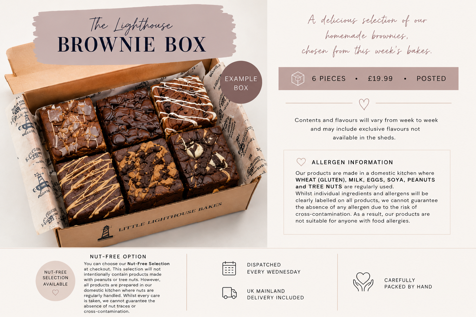 The Lighthouse Brownie Box